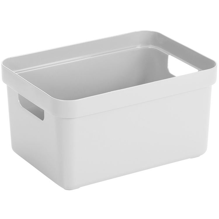 Förvaringskorg, 13 Liter, SIGMA BASKET MEDIUM, 35 x 24,6 x H18,3 cm, Vit i gruppen Förvaring / Förvaringslådor hos SmartaSaker.se (40760)