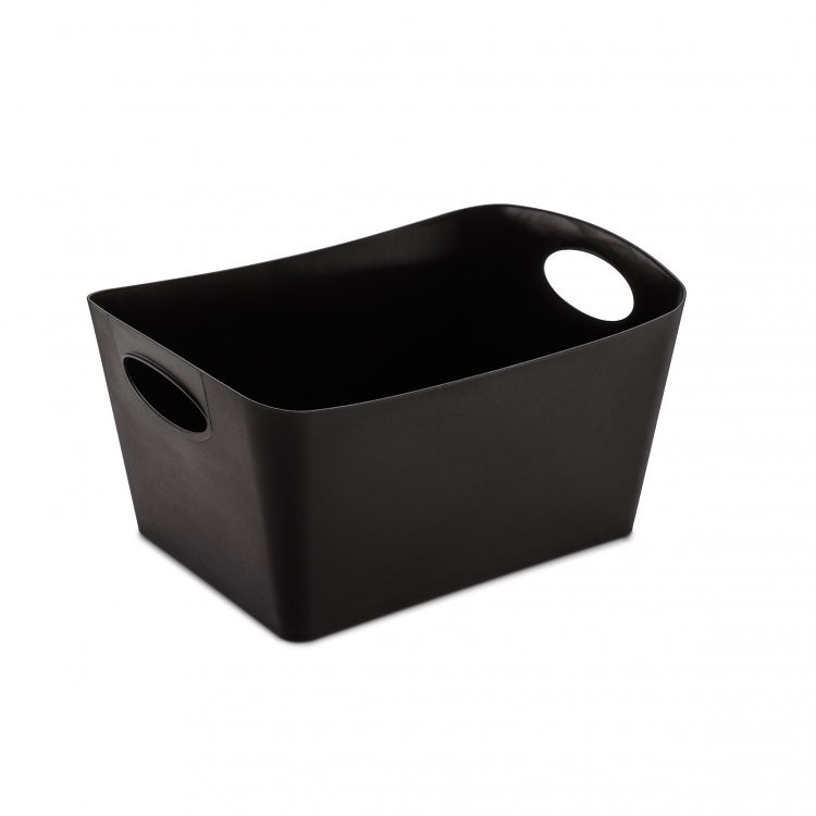 Förvaringskorg, KOZIOL BOXXX MEDIUM, 20 x 30 x H 15 cm, Svart i gruppen Förvaring / Städförvaring och sopsortering / Städkorgar hos SmartaSaker.se (40772)