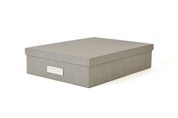 Förvaringslåda A4+, BIGSO OSKAR, 35 x 26 x H 8,5 cm i gruppen Förvaring / Förvaringslådor / BigSo förvaringslådor hos SmartaSaker.se (40787)