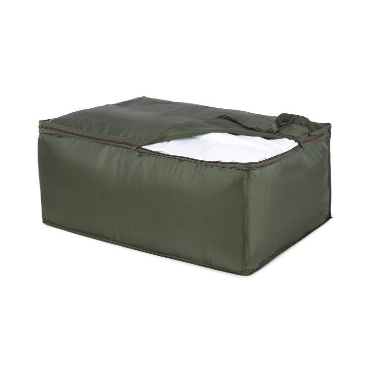 Förvaringslåda av återanvänd plast, Mjuk, ECOLOGICAL GREEN, 70 x 50 x H 30 cm, Grön i gruppen Förvaring / Förvaringslådor hos SmartaSaker.se (40789)