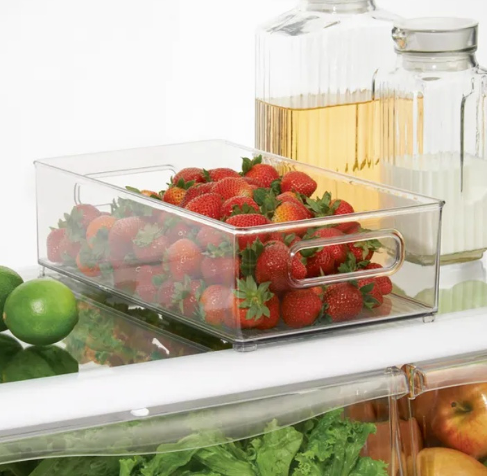 Förvaringslåda, Stapelbar, ID CABINET BINZ, 20,3 x 36,8 x H10,2 cm, Transparent i gruppen Förvaring / Köksförvaring / Organisera köksskåp hos SmartaSaker.se (40856)