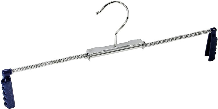 Galgar för Byxor, 2 st, BLUE STRETCHER , Silver / Blå i gruppen Förvaring / Garderobsförvaring / Galgar och hängare hos SmartaSaker.se (40902)