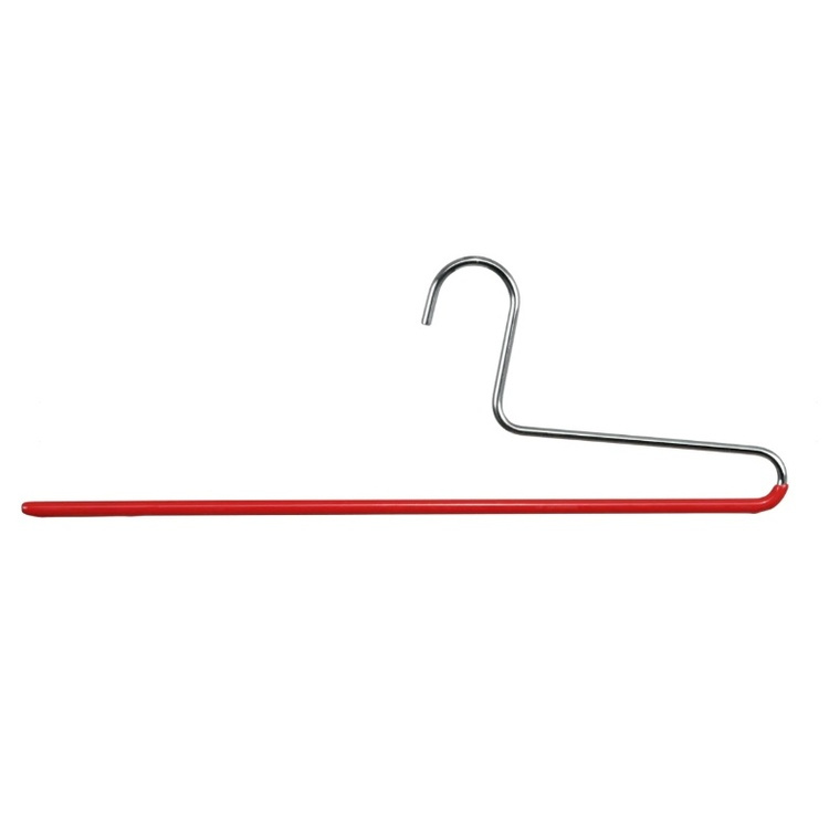 Galge för Byxor, Anti-Slip, MAWA CLASSIC HOSENBÜGEL, 35 cm, Röd / Silver i gruppen Förvaring / Garderobsförvaring / Galgar och hängare hos SmartaSaker.se (40934)