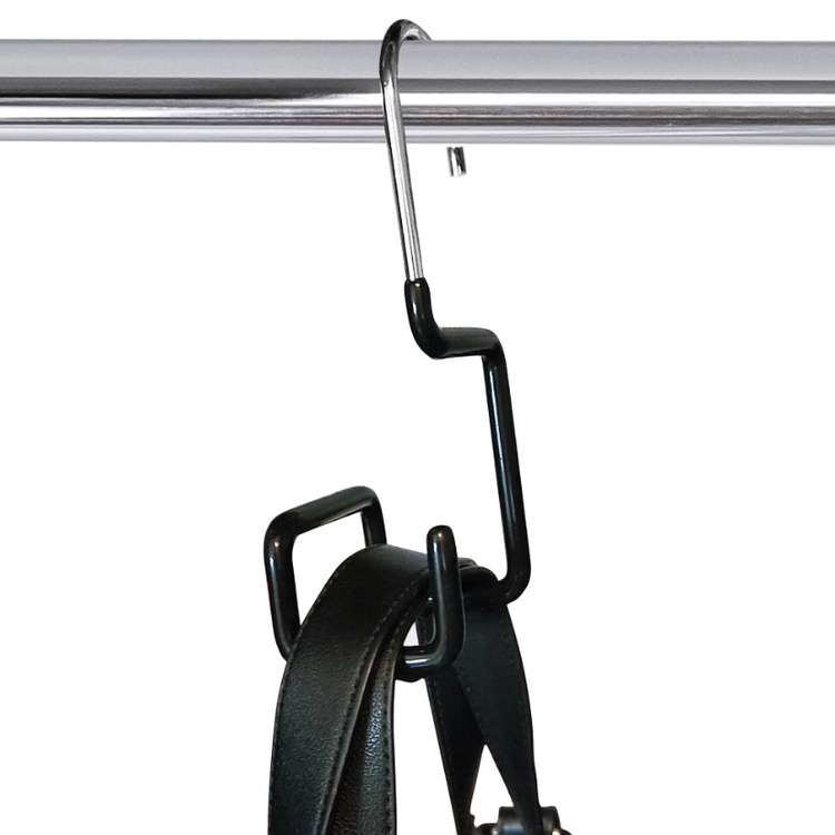 Galge i metall för Handväskor, MAWA PURSE HANGER, Silver/ Svart i gruppen Förvaring / Garderobsförvaring / Väskförvaring hos SmartaSaker.se (40961)