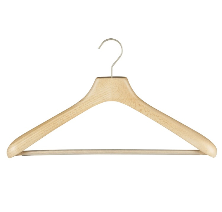 Galge i trä för kostym, MAWA WIDE SHOULDER, 45 cm, Natur i gruppen Förvaring / Garderobsförvaring / Galgar och hängare hos SmartaSaker.se (40968)