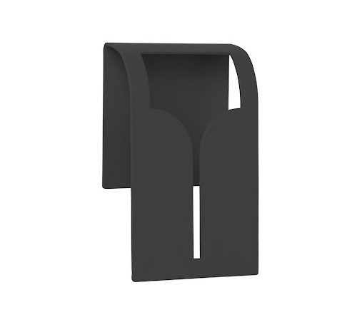 Handdukshållare i metall, Självhäftande, BLOMUS BOGO TOWEL CLIP, 5 x 2.5 x H 8 cm, Svart i gruppen Förvaring / Badrumsförvaring hos SmartaSaker.se (41061)
