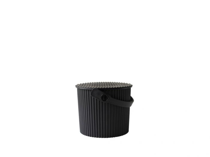 Hink / korg med lock, BLACK MINI OMNIOUTIL, 4 L, Svart i gruppen Förvaring hos SmartaSaker.se (41086)