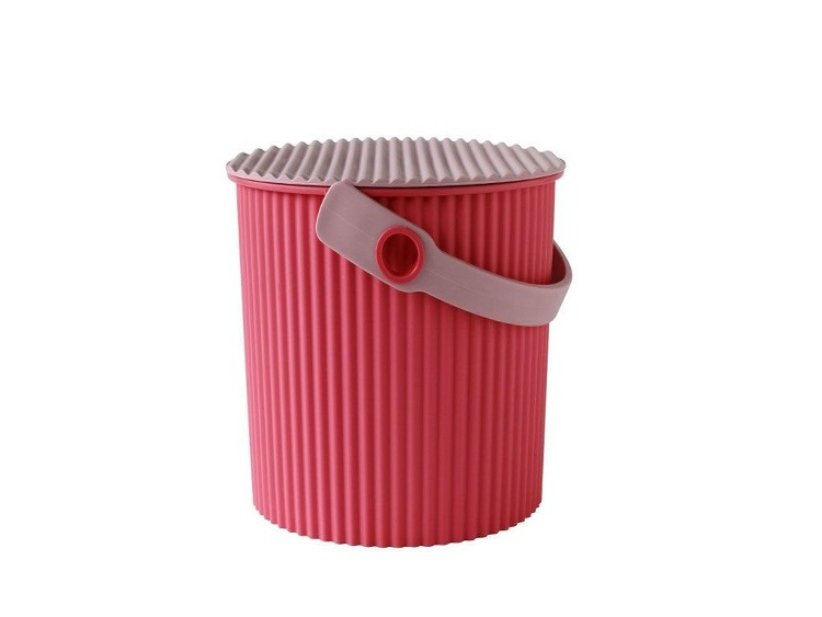 Hink / korg med lock, FLAMINGO PINK LARGE OMNIOUTIL, 20L, Cerise / Rosa i gruppen Förvaring / Förråd- och garageförvaring / Korgar och hinkar hos SmartaSaker.se (41096)