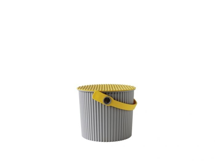 Hink / korg med lock, FRAICHAIR MINI OMNIOUTIL, 4 L. Grå / Gul i gruppen Förvaring hos SmartaSaker.se (41100)