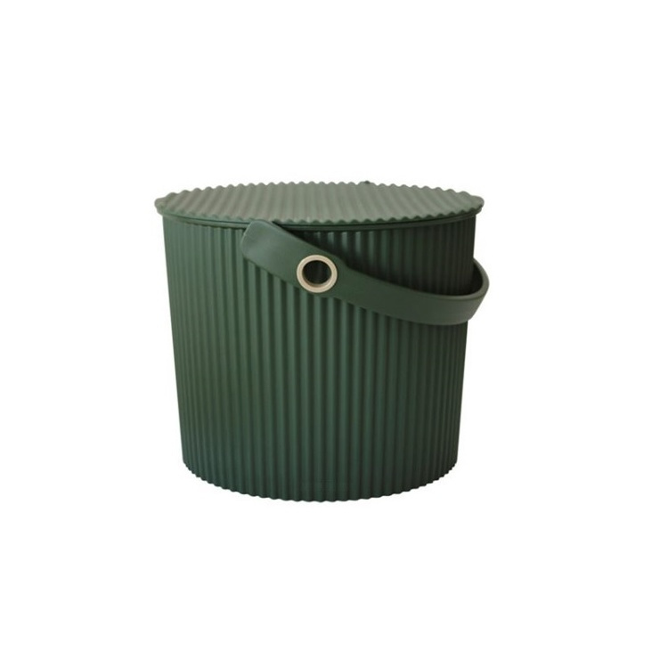 Hink / korg med lock, GARDEN MEDIUM OMNIOUTIL, 10 L, Mörkgrön i gruppen Förvaring / Förråd- och garageförvaring / Korgar och hinkar hos SmartaSaker.se (41105)