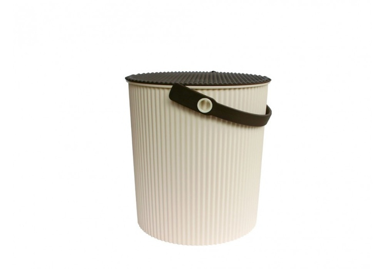 Hink / korg med lock, IVORY LARGE OMNIOUTIL, 20L, Beige / brun i gruppen Förvaring / Förråd- och garageförvaring / Korgar och hinkar hos SmartaSaker.se (41112)