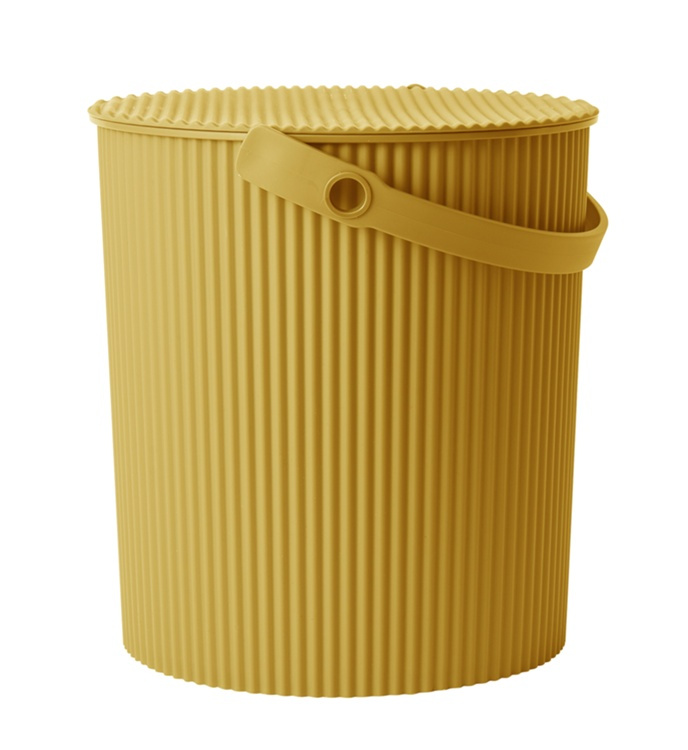Hink / korg med lock, MUSTARD LARGE OMNIOUTIL, 20L, Senapsgul i gruppen Förvaring / Förråd- och garageförvaring / Korgar och hinkar hos SmartaSaker.se (41116)