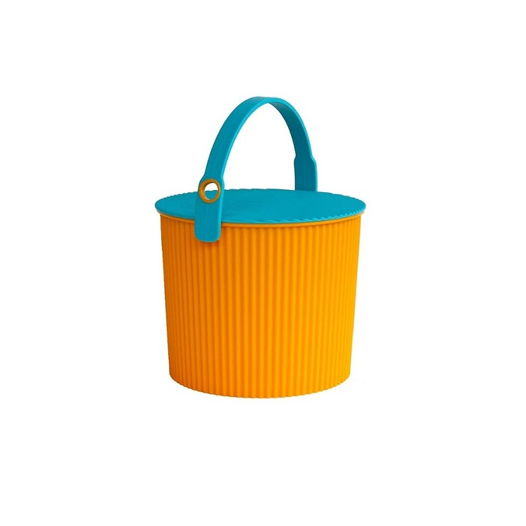 Hink / korg med lock, ORANGE SMALL OMNIOUTIL, 8L, Orange / Turkos i gruppen Förvaring / Förråd- och garageförvaring hos SmartaSaker.se (41127)