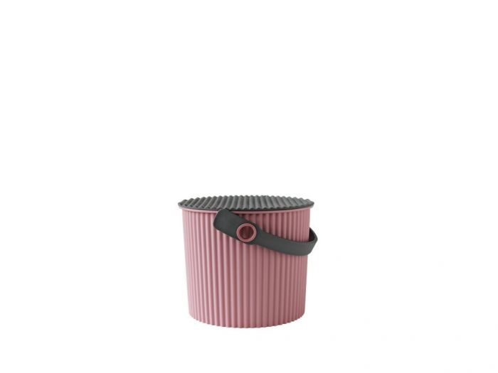 Hink / korg med lock, ROSE PINK MINI OMNIOUTIL, 4 L, Rosa / grå i gruppen Förvaring / Förråd- och garageförvaring / Korgar och hinkar hos SmartaSaker.se (41138)