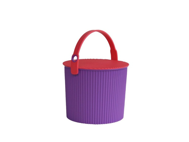 Hink / korg med lock, VIVID PURPLE SMALL OMNIOUTIL, 8L, Lila / Cerise i gruppen Förvaring / Förråd- och garageförvaring / Korgar och hinkar hos SmartaSaker.se (41148)