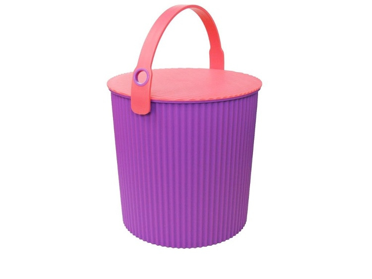 Hink / korg med lock, VIVID PURPLE LARGE OMNIOUTIL, 20L, Lila / Cerice i gruppen Förvaring hos SmartaSaker.se (41149)