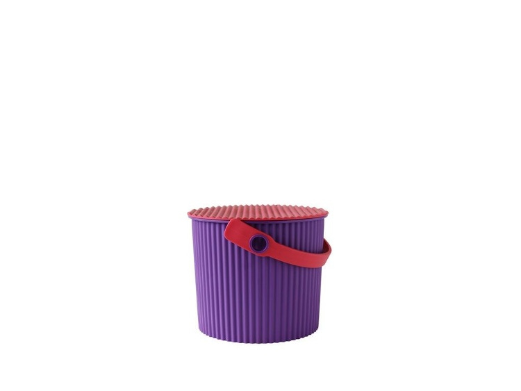 Hink / korg med lock, VIVID PURPLE MINI OMNIOUTIL, 4 L, Lila / Cerise i gruppen Förvaring / Förråd- och garageförvaring / Korgar och hinkar hos SmartaSaker.se (41151)