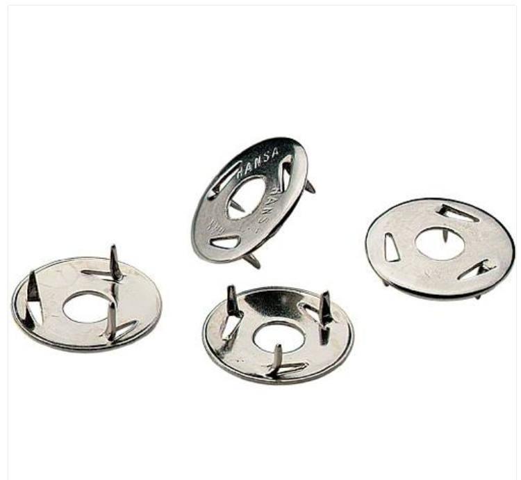 Häftstift, treuddade, 100 st, DREIZACK, Ã˜ 12 mm, Silver i gruppen Förvaring / Kontorsmaterial hos SmartaSaker.se (41247)