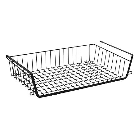 Hängkorg, Stapelbar, Large, ÉTAGÈRE À SUSPENDRE, 51,5 x 30 x H 11,5 cm, Svart i gruppen Förvaring / Köksförvaring / Organisera köksskåp / Under hyllan-förvaring hos SmartaSaker.se (41323)