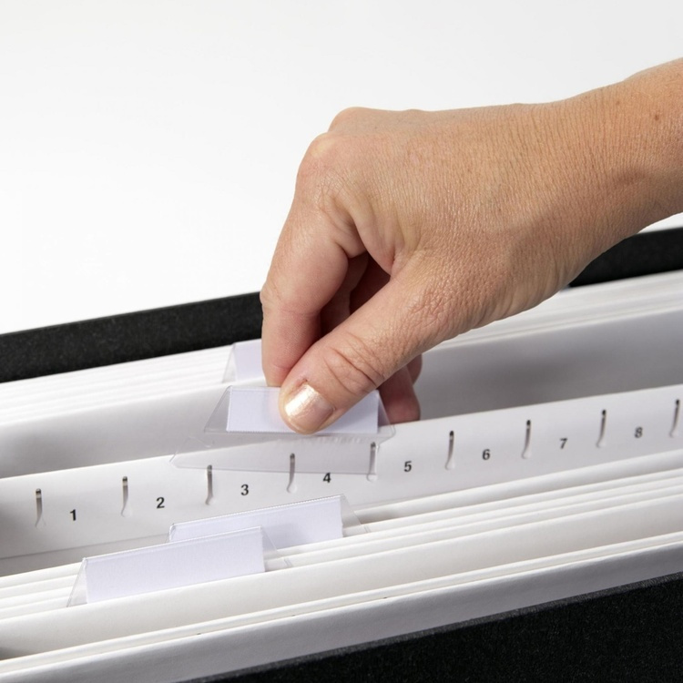 Hängmappar, 8 st, HANGING FILES A4, 21 x H 29 cm, Vita i gruppen Förvaring / Kontorsmaterial hos SmartaSaker.se (41324)