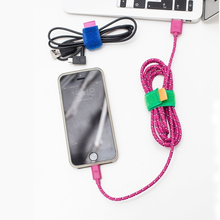 Kabelband för märkning av sladdar, CABLE TIES, 8 st, Kikkerland, Mix i gruppen Förvaring / Kontorsmaterial hos SmartaSaker.se (41335)