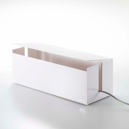 Kabelsamlare, WEB CABLE BOX, 40 x 15,5 x H 14,5 cm, Yamazaki, Vit i gruppen Förvaring / Förvaringslådor hos SmartaSaker.se (41343)