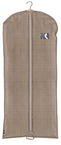 Klädöverdrag av återanvänd plast, Lång, VITA ECO DRESS COVER, 60 x H 135 cm, Brun i gruppen Förvaring / Garderobsförvaring / Klädgarderober hos SmartaSaker.se (41397)