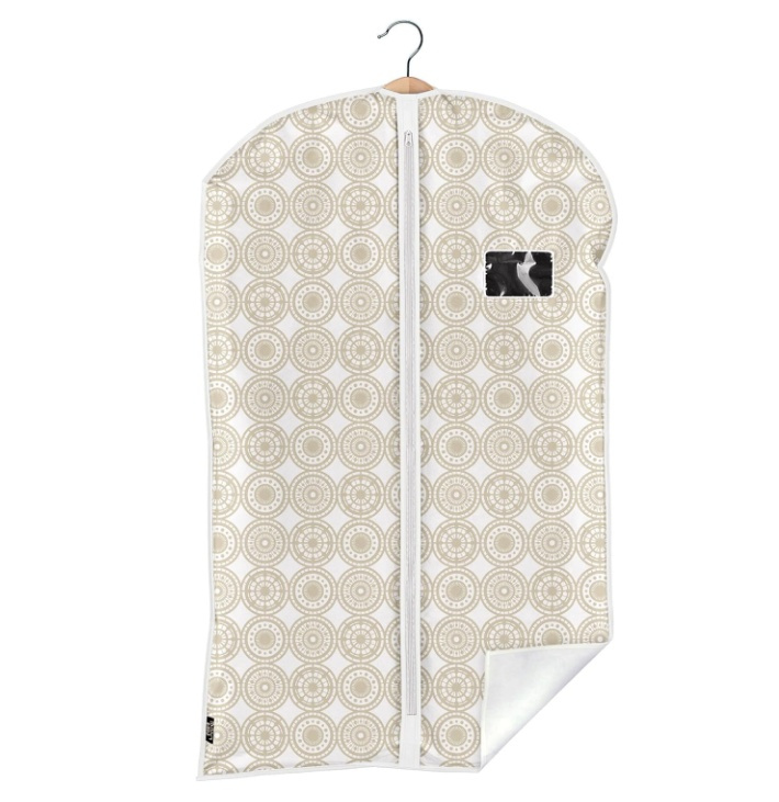 Klädöverdrag, Kort, ELLA SAND, 60 x H 100 cm, Beige i gruppen Förvaring / Garderobsförvaring / Klädgarderober hos SmartaSaker.se (41415)