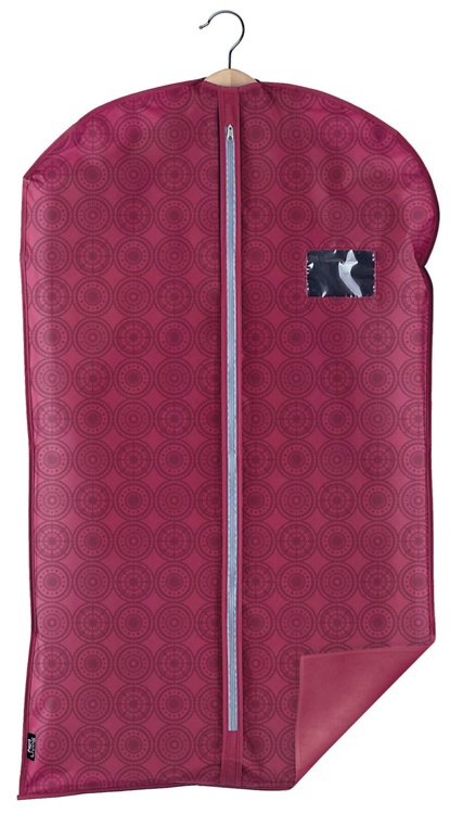 Klädöverdrag, Kort, ELLA PURPLE, 60 x H 100 cm, Vinröd i gruppen Förvaring / Garderobsförvaring / Klädgarderober hos SmartaSaker.se (41417)