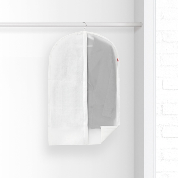 Klädöverdrag, Kort, NON WOVEN, 60 x 5 x H 100, Klar / Vit i gruppen Förvaring / Garderobsförvaring / Klädgarderober hos SmartaSaker.se (41421)