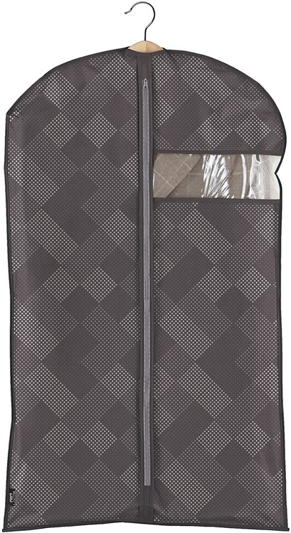 Klädöverdrag, Kort, PIXEL, 60 x H100 cm, Mörkgrå i gruppen Förvaring / Garderobsförvaring / Klädgarderober hos SmartaSaker.se (41422)