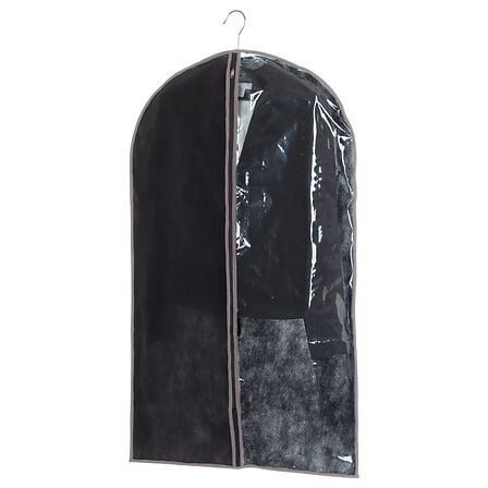 Klädöverdrag, Kort, SUIT COVER, 60 x H 100, Svart /Transparent i gruppen Förvaring / Garderobsförvaring / Klädgarderober hos SmartaSaker.se (41428)