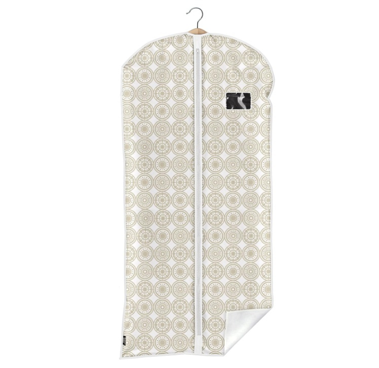 Klädöverdrag, Lång, ELLA SAND, 60 x H135 cm, Vit / beige i gruppen Förvaring / Garderobsförvaring / Klädgarderober hos SmartaSaker.se (41438)