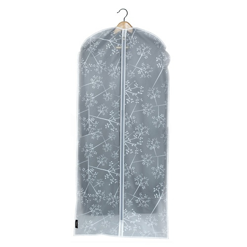 Klädöverdrag, Lång, WHITE LEAF, 60 x H135 cm, Vit i gruppen Förvaring / Garderobsförvaring / Klädgarderober hos SmartaSaker.se (41448)