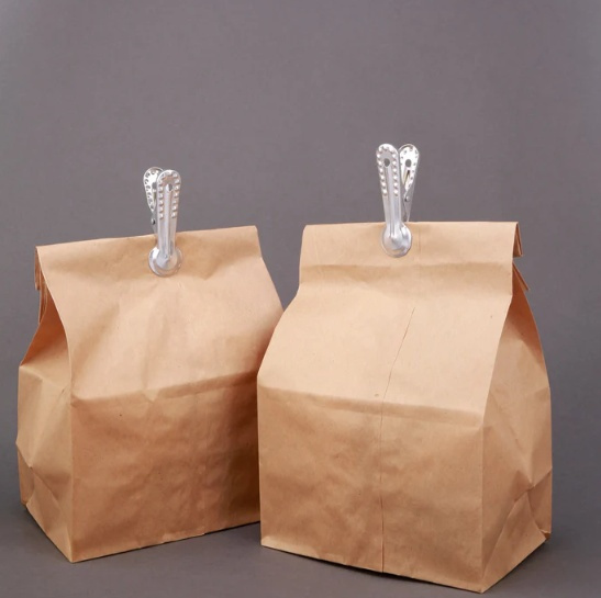 Klämmor i aluminium, 10 st, BAG-CLIPS LARGE, Kikkerland, Silver i gruppen Förvaring / Köksförvaring hos SmartaSaker.se (41455)
