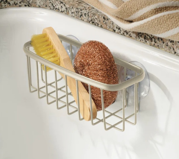 Korg till diskbaljan, med sugproppar, SUCTION KITCHEN SINK CENTER, 16.5 x 6 x H 6 cm i gruppen Förvaring / Köksförvaring / Diskställ och diskbänk hos SmartaSaker.se (41495)