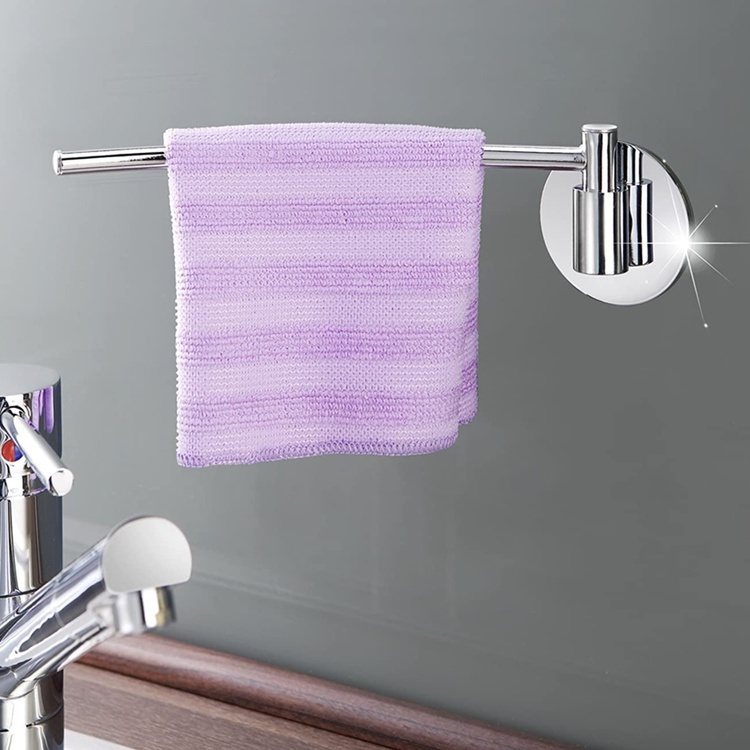 Krok för disktrasa i metall, Självhäftande, TURBO-LOC, Silver i gruppen Förvaring / Köksförvaring hos SmartaSaker.se (41509)