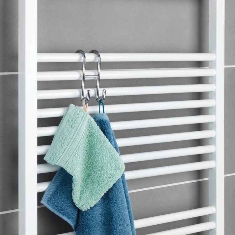 Krok för Handdukstork / Duschvägg, UNIVERSAL, 5 x 7,5 x H12 cm, Rostfritt stål i gruppen Förvaring / Badrumsförvaring hos SmartaSaker.se (41514)