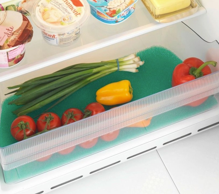 Kylskåpsmatta för frukt och grönt, STAY FRESH MAT, 46 x 30 cm, Grön i gruppen Förvaring / Köksförvaring / Kylskåpsförvaring hos SmartaSaker.se (41630)