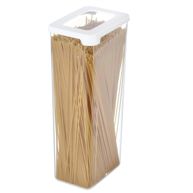 Lufttät behållare för spagetti, 2,25 Liter, VISION, Klar / Vit i gruppen Förvaring / Köksförvaring hos SmartaSaker.se (41671)