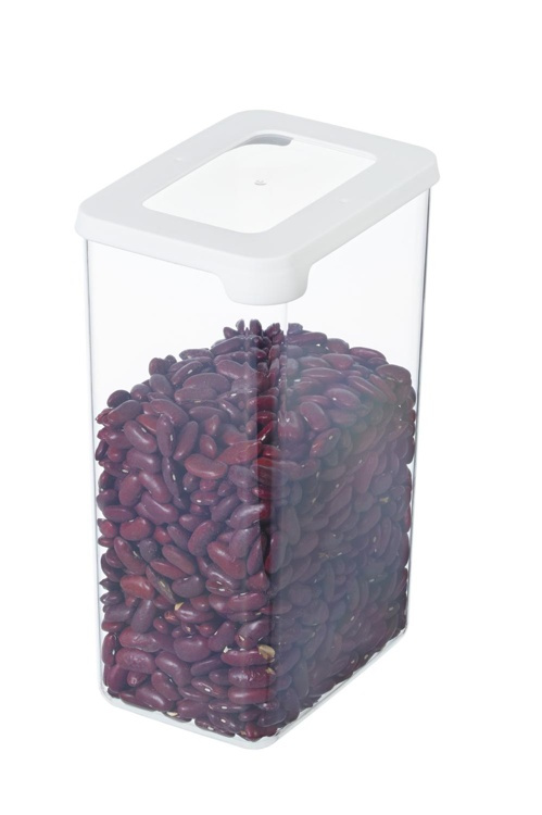 Lufttät behållare, Medium, 1,6 Liter, VISION Klar / Vit i gruppen Förvaring / Köksförvaring / Förvaringslådor och burkar / SmartStore hos SmartaSaker.se (41692)