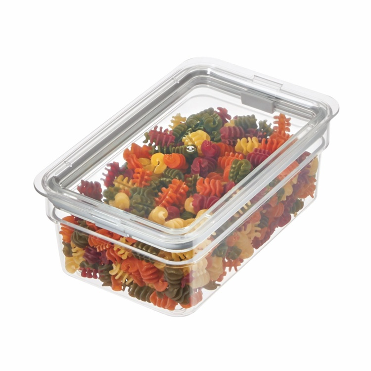 Lufttät Förvaringsburk, Låg, iD FRESH MEDIUM SHORT CANISTER, 13 x 20,5 x H 8 cm , Transparent i gruppen Förvaring / Köksförvaring / Förvaringslådor och burkar / iD Fresh hos SmartaSaker.se (41710)