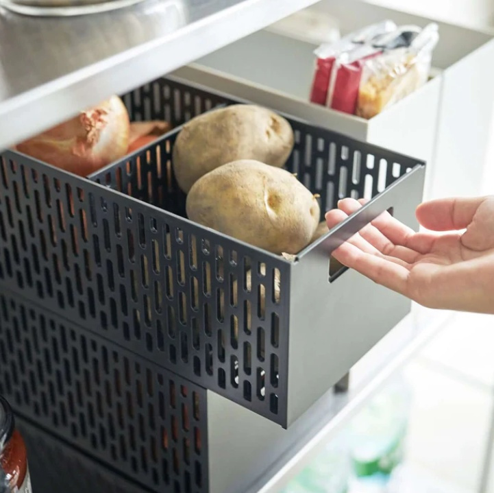 Låda med avdelare, TOWER VEGETABLE BASKET, 15,3 x 32 x H 12,2 cm i gruppen Förvaring / Köksförvaring / Organisera köksskåp hos SmartaSaker.se (41789)