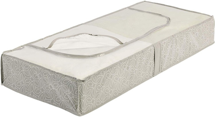 Låda under sängen, Mjuk, BALANCE, 105 x 45 x H 15 cm, Beige i gruppen Förvaring / Sovrumsförvaring / Under sängen-förvaring hos SmartaSaker.se (41843)