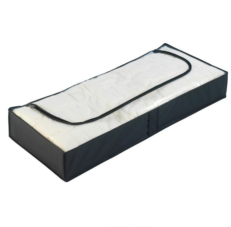 Låda under sängen, Mjuk, DEEP BLACK, 105 x 45 x H 15 cm, Svart i gruppen Förvaring / Sovrumsförvaring / Under sängen-förvaring hos SmartaSaker.se (41845)