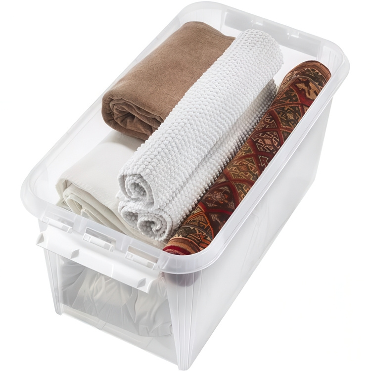 Låda, SMARTSTORE 66L HOME, XL, 59 x 39 x H 43 cm, Transparent / Vit i gruppen Förvaring / Förvaringslådor / SmartStore förvaringslådor hos SmartaSaker.se (41860)