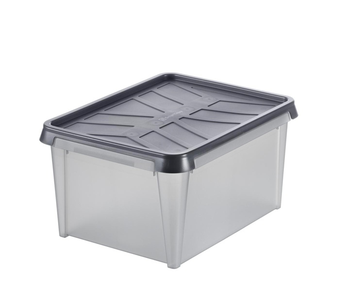 Låda, Vattentät, SMARTSTORE 34L DRY, 50 x 40 x H 27 cm, Grå i gruppen Förvaring / Förvaringslådor / SmartStore förvaringslådor hos SmartaSaker.se (41883)