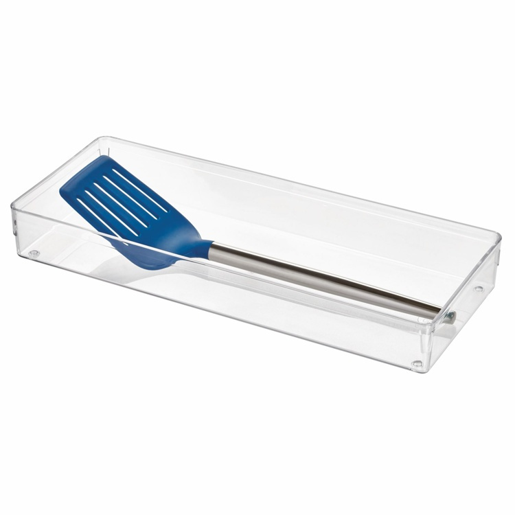 Lådinredning, Bred, iDESIGN DRAWER SOLUTIONS XL, 38,1 x 15,2 x H 5,1 cm, Transparent i gruppen Förvaring / Förvaringslådor / Småförvaring hos SmartaSaker.se (41906)