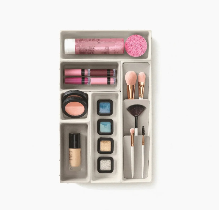 Lådinsatser, Set med 7 st, VIVA DRAWER ORGANISER, Joseph Joseph, Benvit i gruppen Förvaring / Köksförvaring / Organisera köksskåp / Besticklådor hos SmartaSaker.se (41941)
