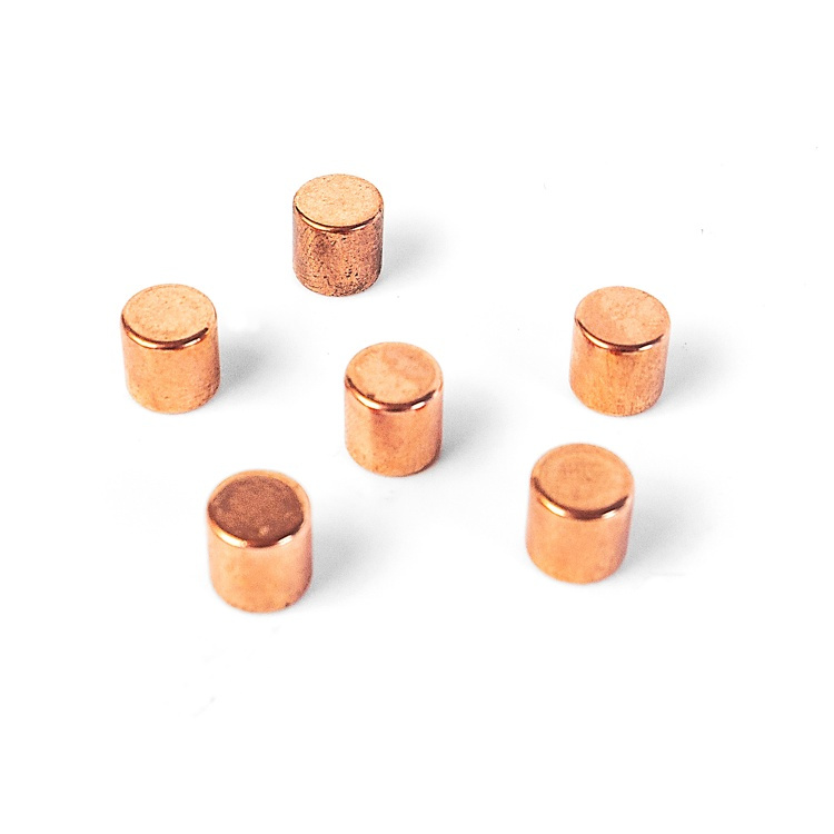 Magneter superstarka, 6 st, BOLT COPPER, Ø 0,8 x H 9,8 cm, Koppar i gruppen Förvaring / Magneter och självhäftande / Starka magneter hos SmartaSaker.se (42004)